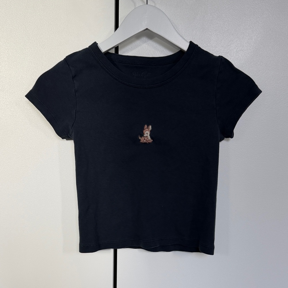 Brandy Melville Black Short Sleeve Tee
